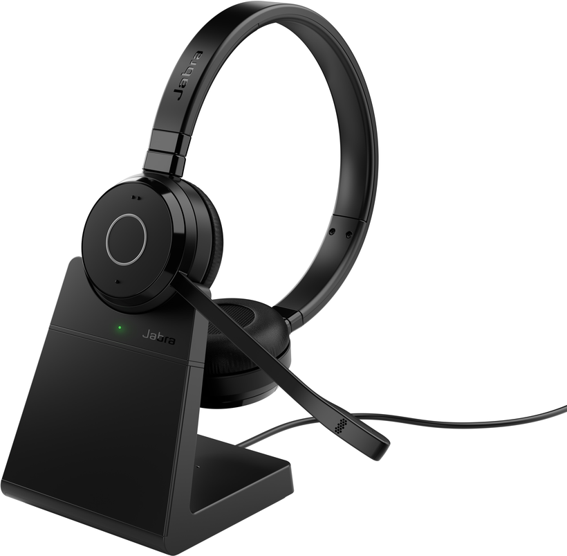 Jabra Evolve 65 TE UC Duo Stand Headset