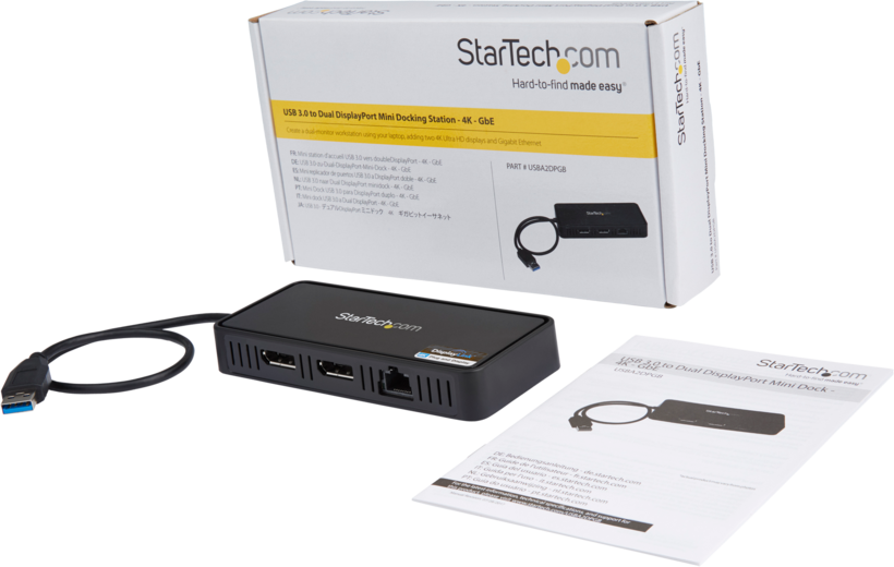 Adapter USB-A - DP/RJ45/USB