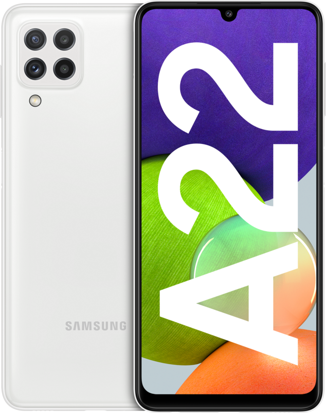 Samsung Galaxy A22 64 Go, blanc