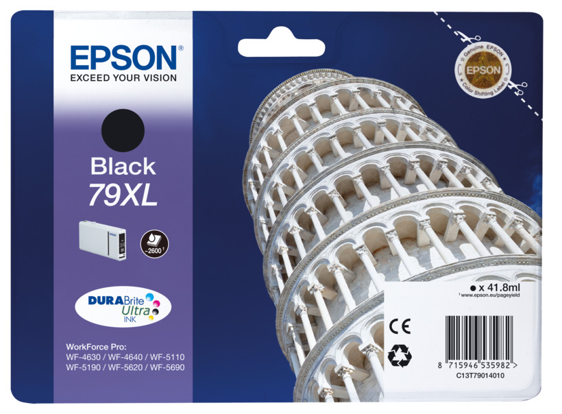 Epson 79XL tintapatron, fekete
