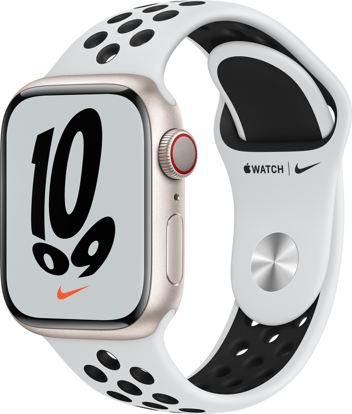 Apple Watch Nike S7 GPS+LTE 41 Alu Star