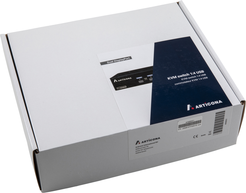 ARTICONA DP DualHead 4-port KVM Switch