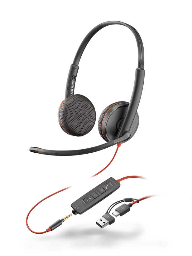 Poly Blackwire 3225 USB-C/A Headset
