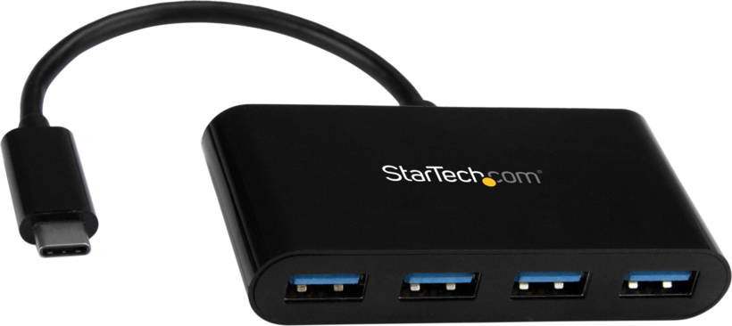 StarTech USB Hub 3.0 4-port Black