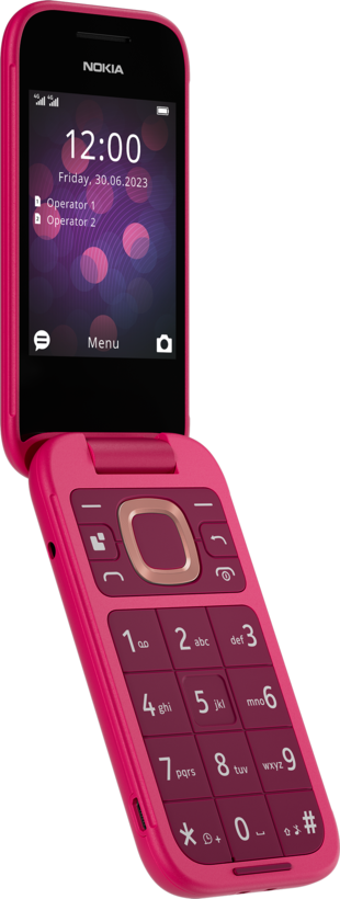 Télép. à clapet Nokia 2660 Flip rose pop