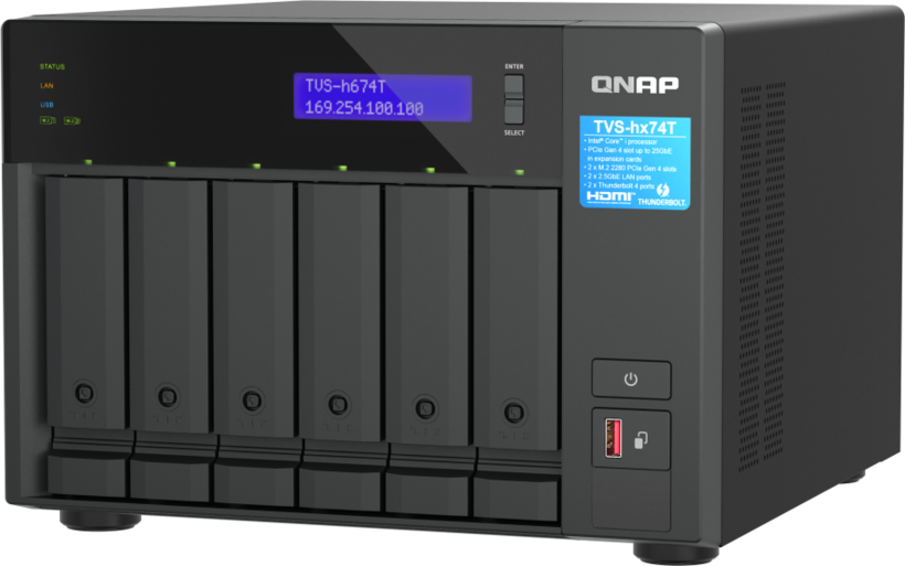 NAS QNAP TVS-h674T 32 GB 6-wnękowy