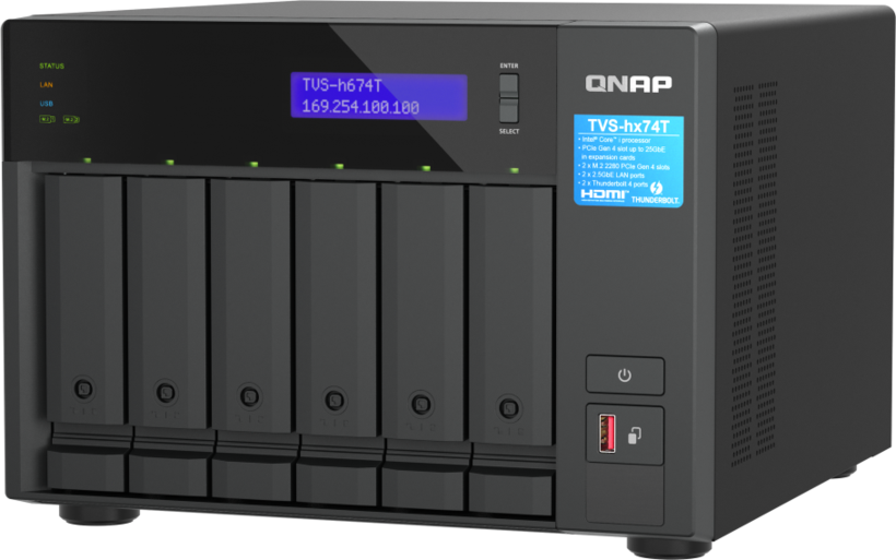 QNAP TVS-h674T 32GB 6bay NAS