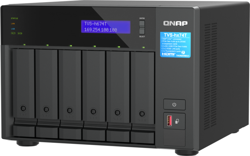 QNAP TVS-h674T 32GB 6-bay NAS