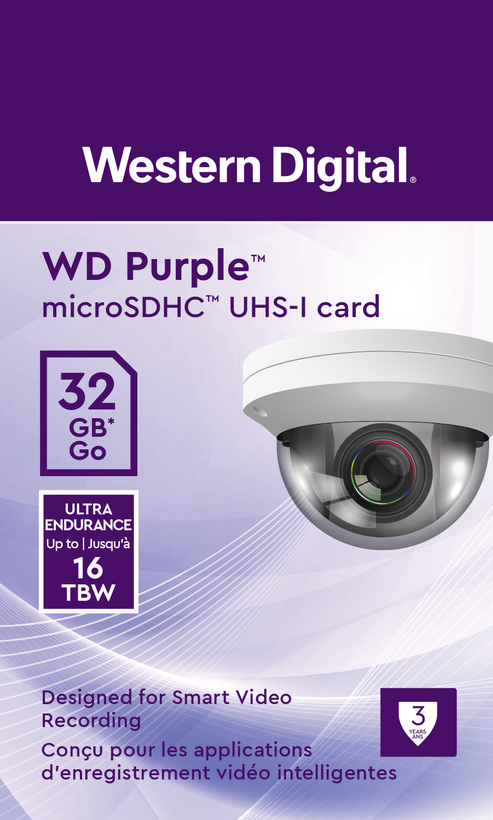 MicroSDHC 32 Go WD Purple SC QD101