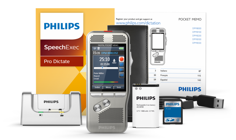 Philips DPM 8000 SE Pro Voice Record. 2Y