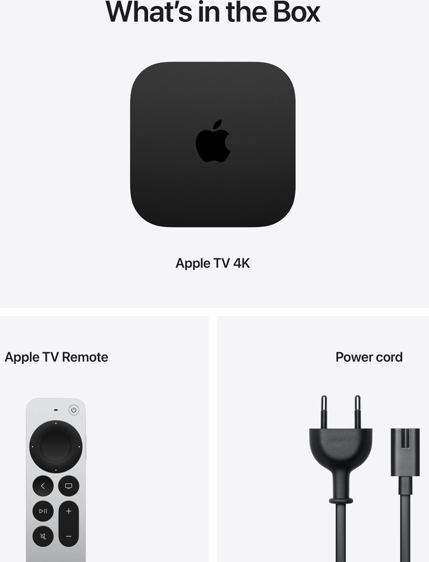 Apple TV 4K + Ethernet 128 Go (3e gén.)