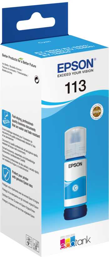 Epson 113 EcoTank Pigment Ink Cyan