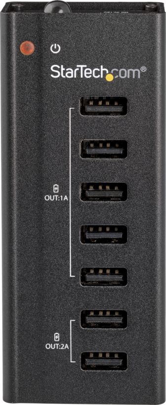 StarTech 7-port USB Charging Station Blk