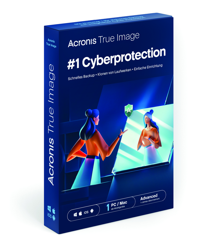 Acronis True Image Advanced Subscription 5 Computers + 500 GB Acronis Cloud Storage - 1 year Subscription ESD