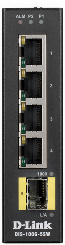 D-Link DIS-100G-5SW ipari switch