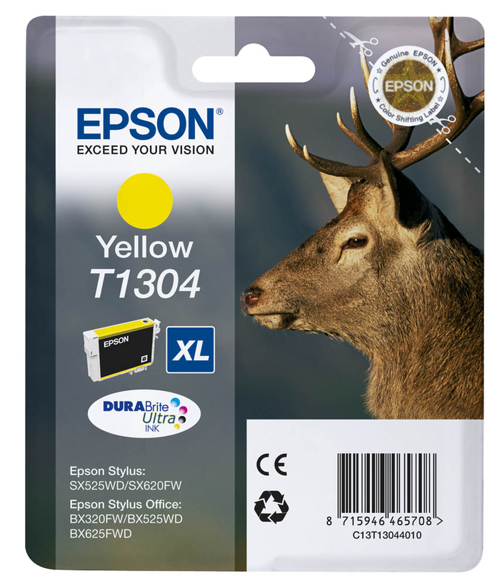 Encre Epson T1304 XL, jaune