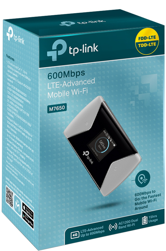 TP-LINK M7650 Mobile 4G/LTE WLAN Router