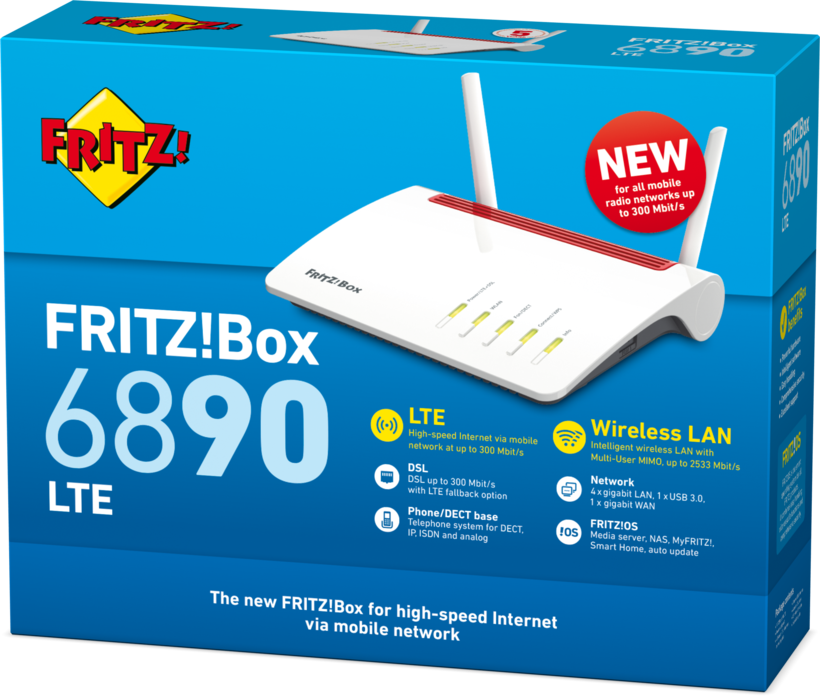 Router WLAN LTE AVM FRITZ!Box 6890