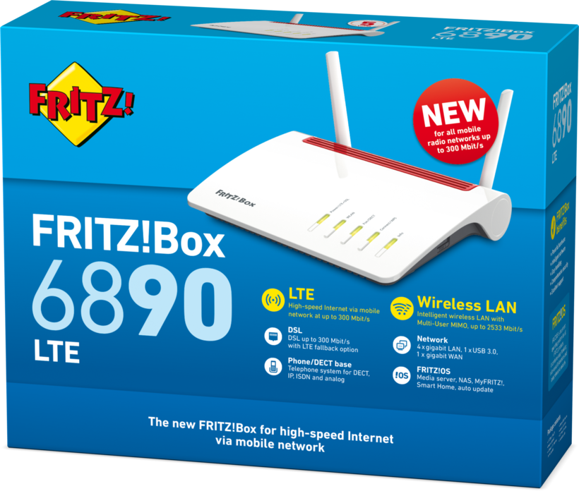 AVM FRITZ!Box 6890 LTE WLAN Router