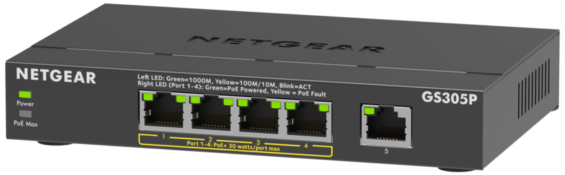 NETGEAR GS305Pv3 Unmanaged Switch