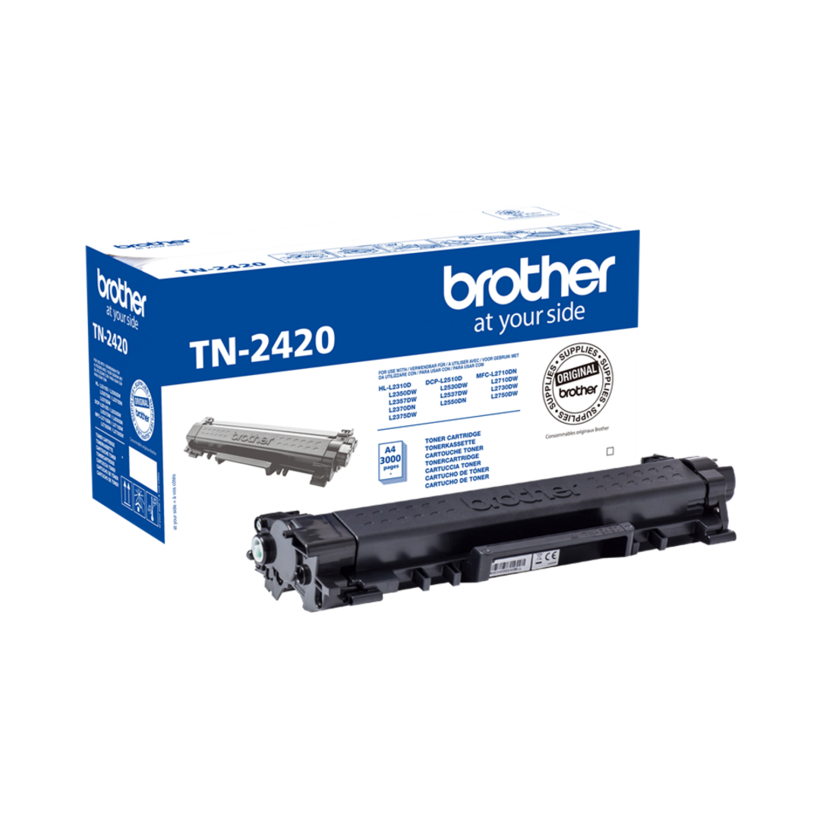 Tóner Brother TN-2420, negro