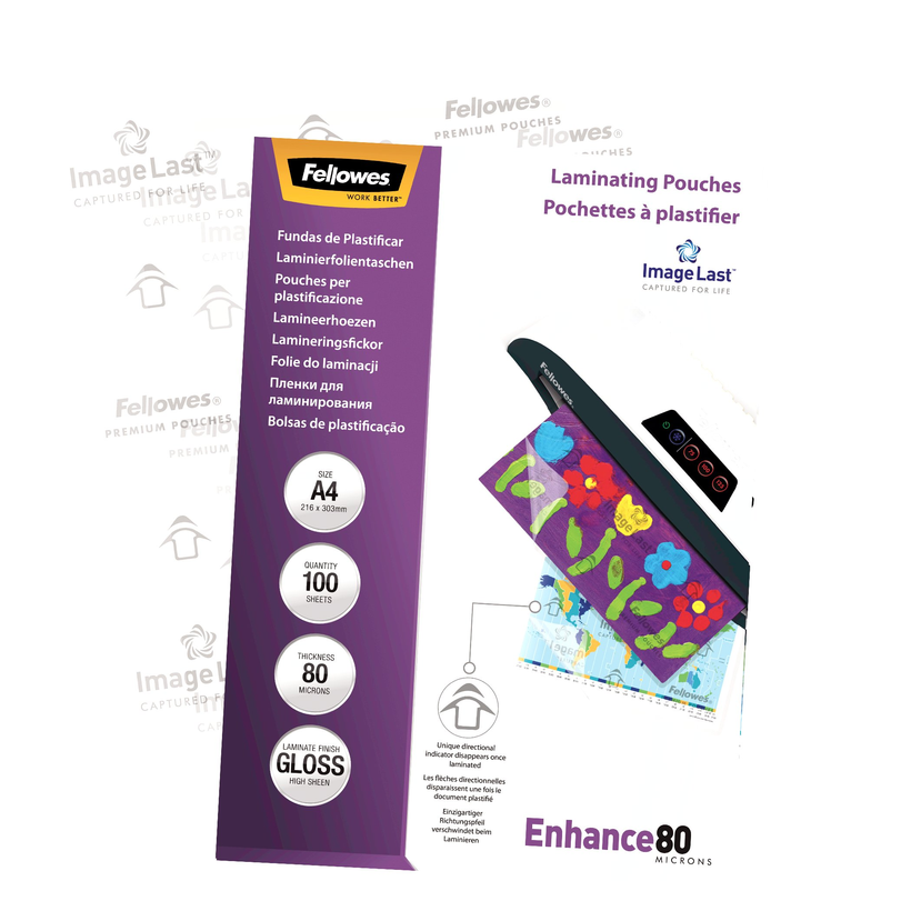 Fellowes A4 80µ Laminierfolien 100 St.