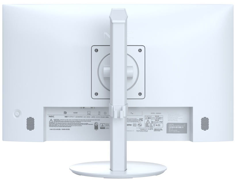 Monitor NEC MultiSync E244FL bianco