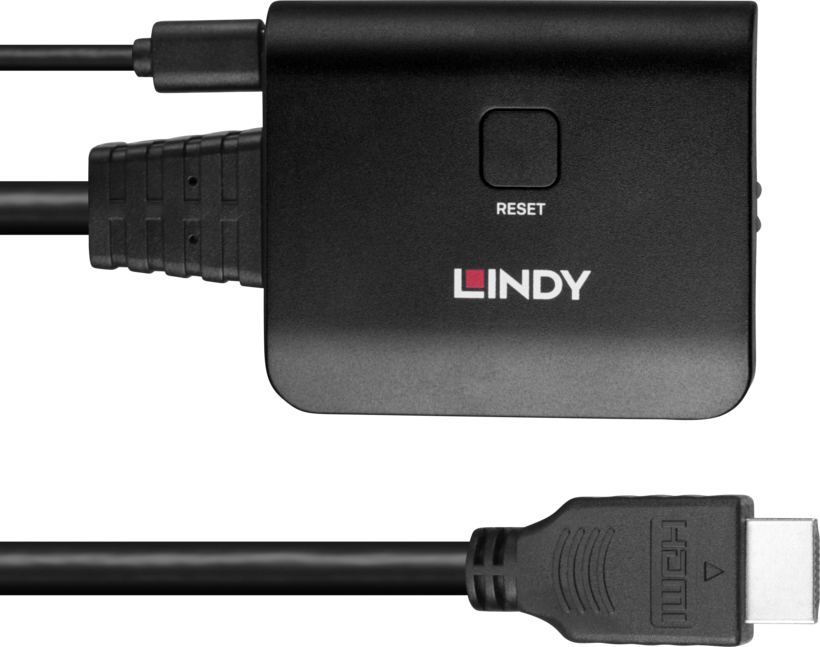LINDY HDMI Splitter 1:2 4K