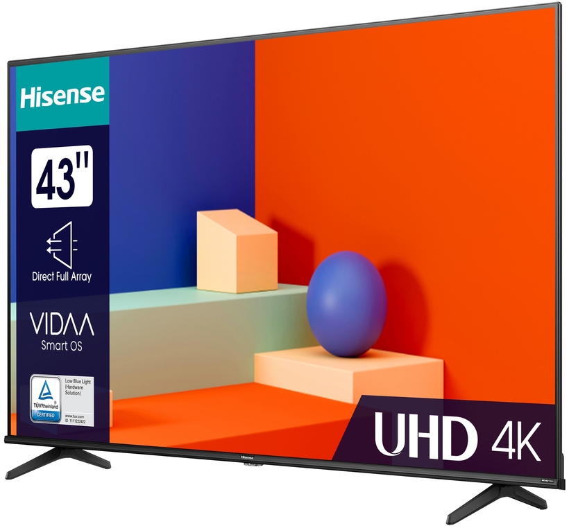 Smart TV Hisense 43A6K 4K UHD