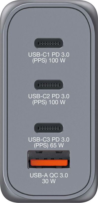 Verbatim 4-port GaN Wall Charger 100W