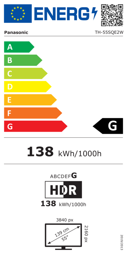 Panasonic TH-55SQE2W Signage Display