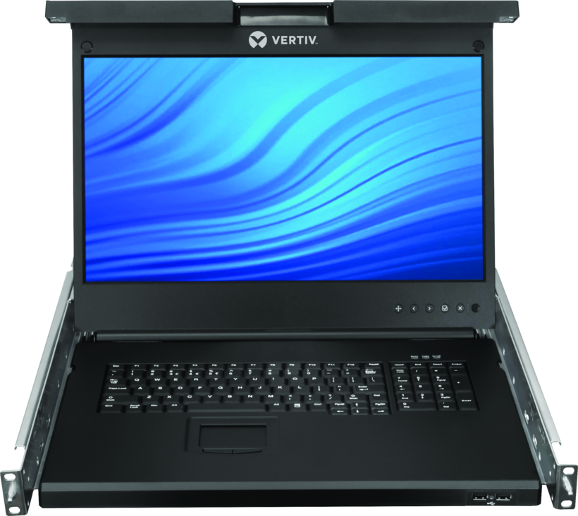 Avocent TFT Konsola + 16 Port KVM-Sw IP