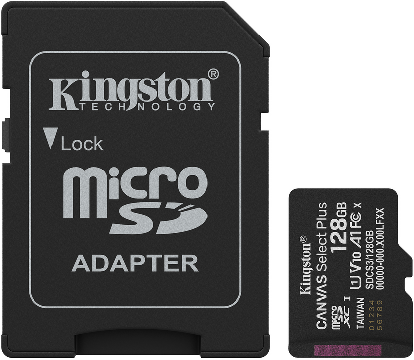 Kingston Canvas SelectP 128 GB microSDXC