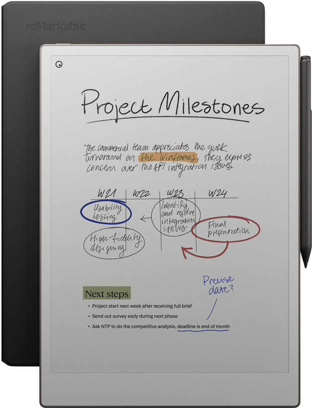 reMarkable PaperPro Marker+ Folio Leath.