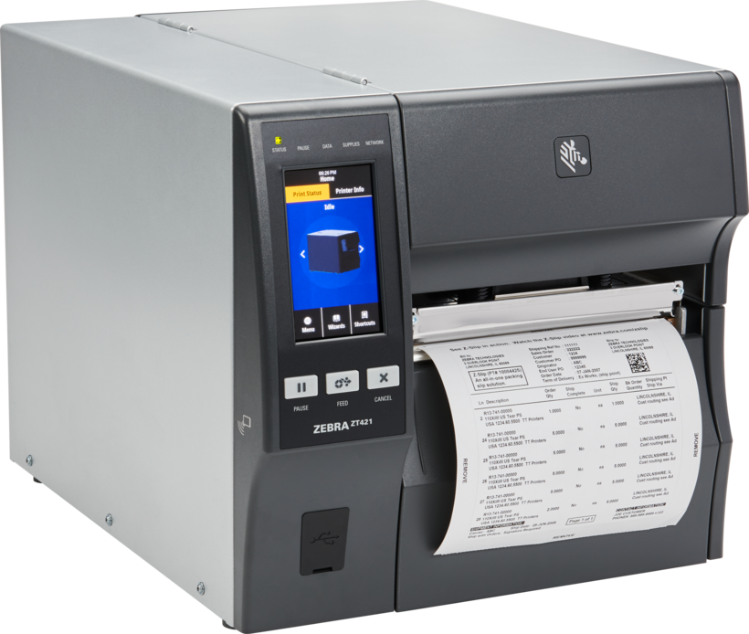 Buy Zebra ZT421 TT 203dpi Bluetooth Printer (ZT42162T0E0000Z)