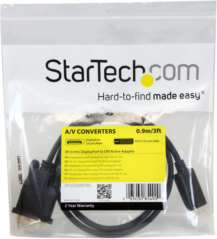 StarTech DisplayPort - DVI-D Kabel 0,9 m