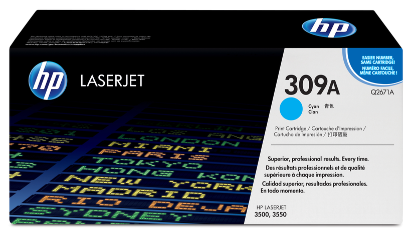HP Toner 309A, błękitny