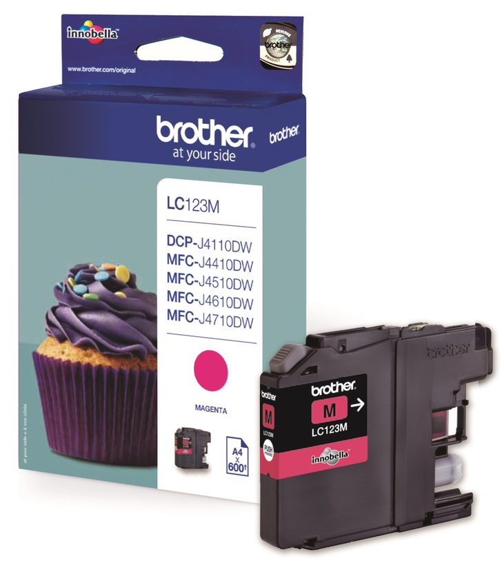 Brother LC-123M tinta magenta