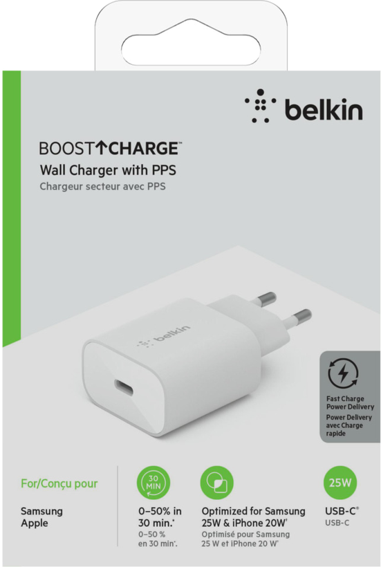 Chargeur USB-C Belkin 25 W