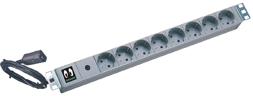Barra di distribuzione 8x, 10 A, Schuko