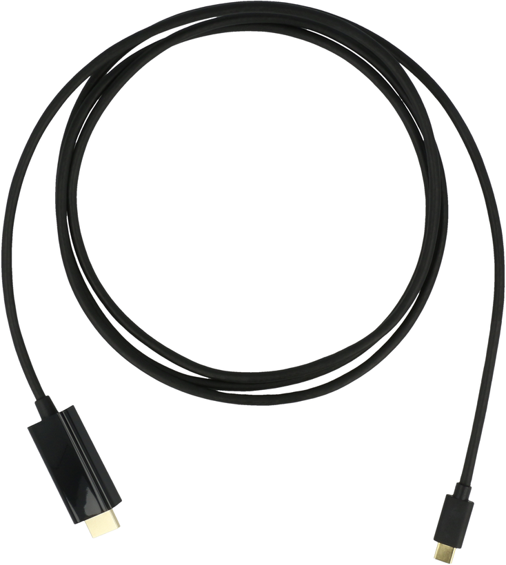 Kabel USB typ C k. - HDMI k. 2 m černý