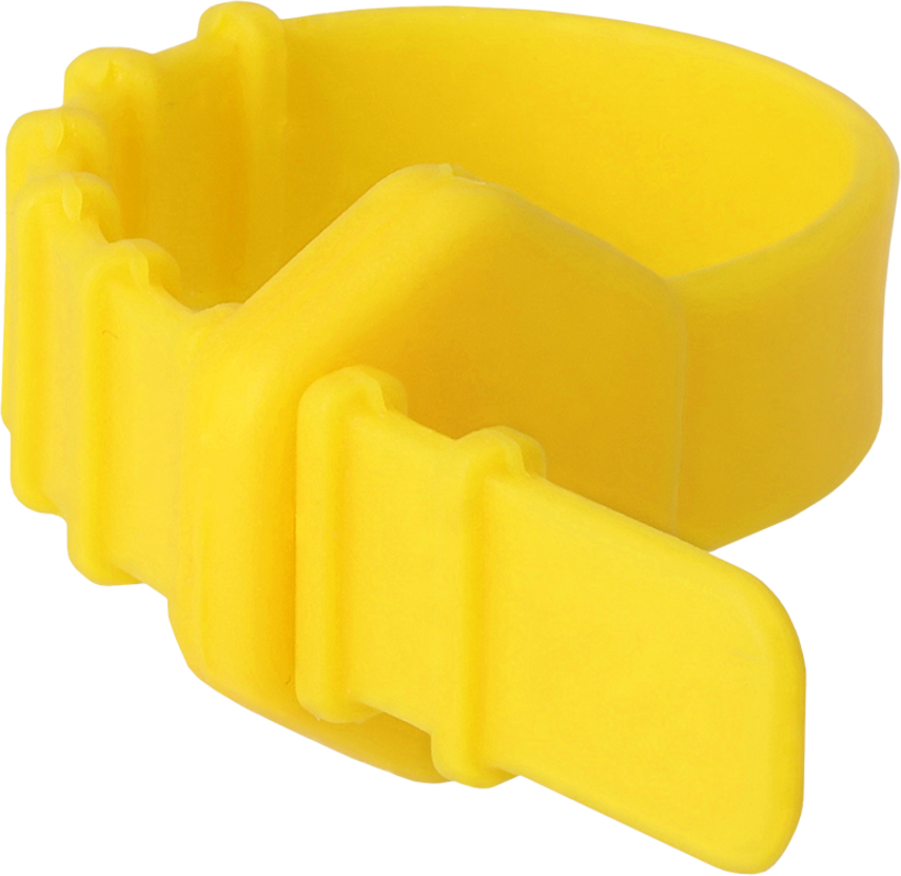 Cable Ties 120 x 9mm Yellow 10x