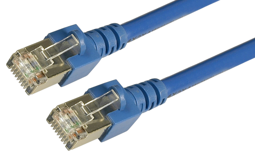 Câble patch RJ45 SF/UTP Cat5e 1 m, bleu