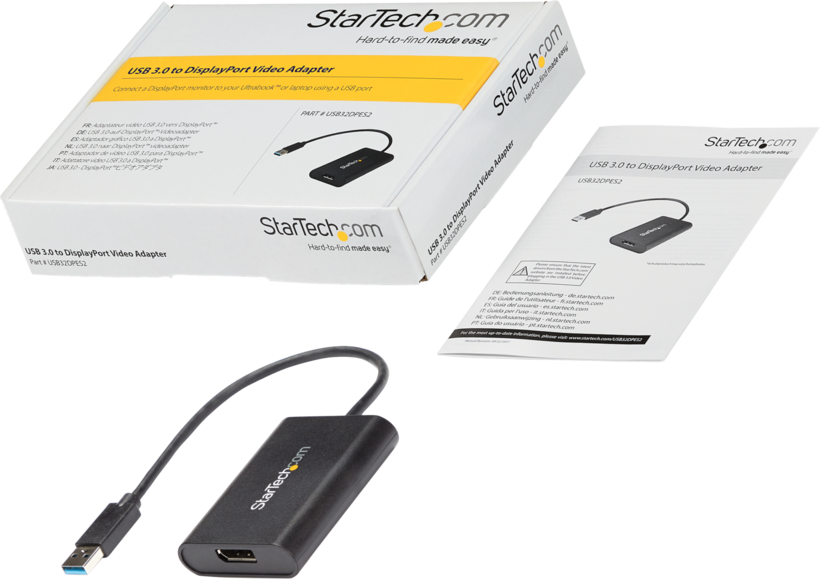 Adaptateur USB type A m.- DisplayPort f.