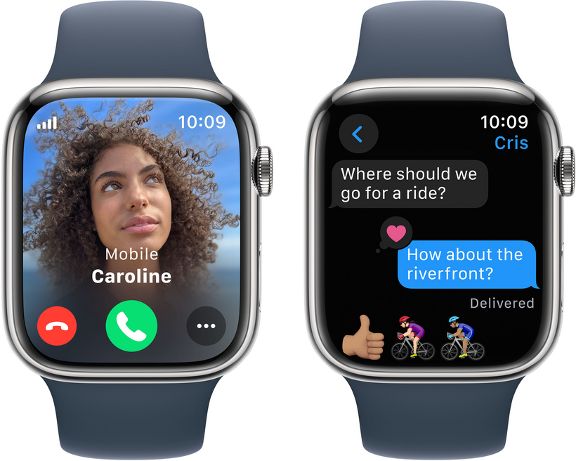 Apple Watch S9 9 LTE 45mm Steel Silver