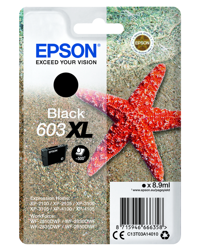 Epson 603 XL Tinte schwarz