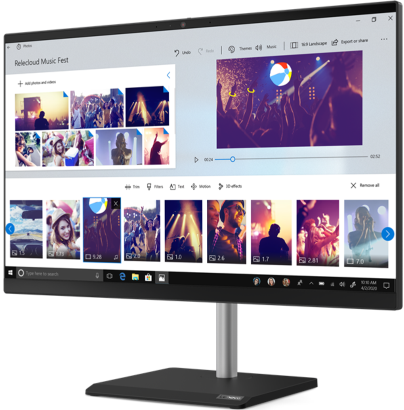 Lenovo V50a i5 8/256 GB Touch AiO PC Top