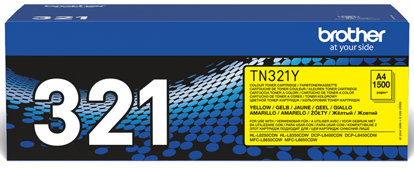 Brother TN-321Y Toner, Yellow