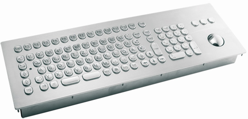 GETT InduSteel Trackball Einbautastatur