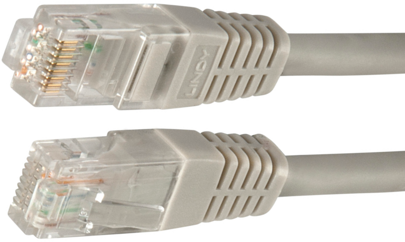 Patch Cable RJ45 U/UTP Cat6 10m Grey